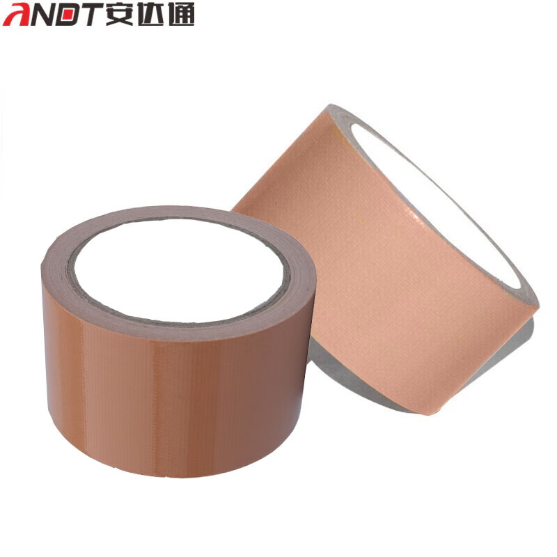 安达通 布基胶带 彩色布胶带 地毯胶带 管道捆扎胶布 大力布胶带（布基胶带 土棕