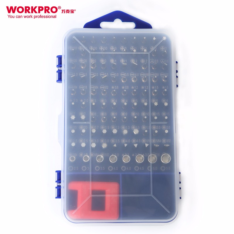万克宝（WORKPRO） 螺丝刀套装 钟表手机维修螺丝批数码拆机套装SD 108