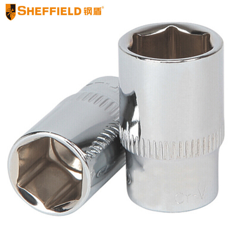 钢盾 SHEFFIELD S010111 6.3mm系列公制6角标准套筒11mm