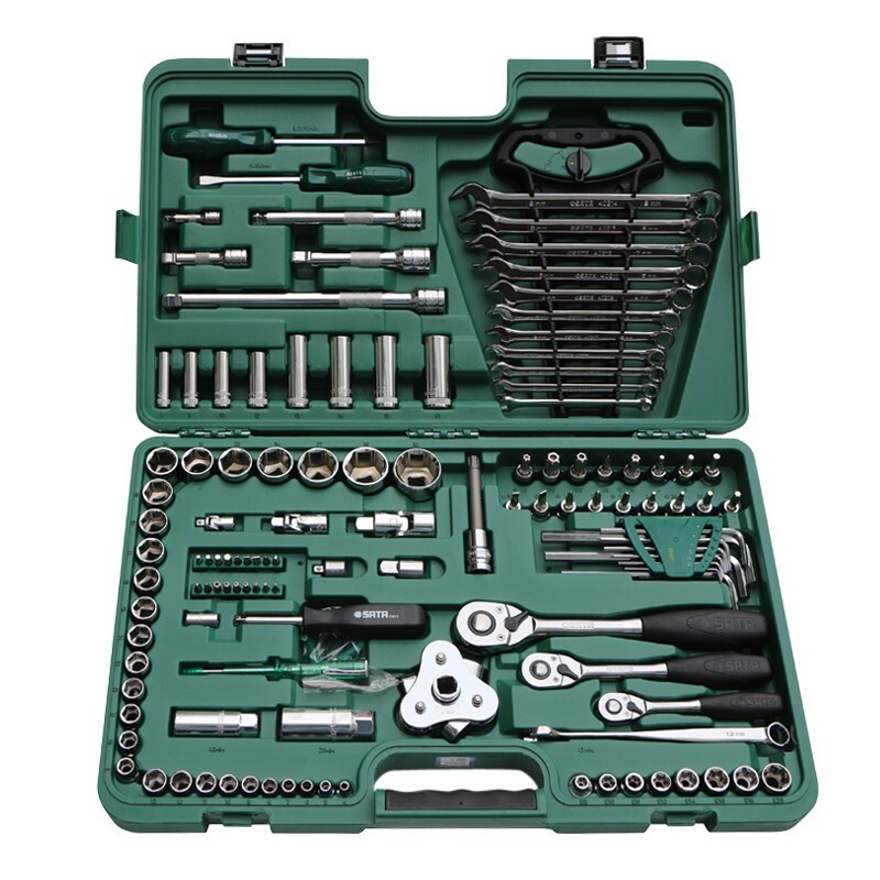 世达（SATA ）09014A 全公制汽车维修工具套装 汽修汽保工具组套 棘轮扳