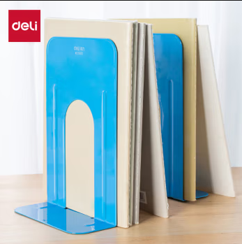 得力   得力9263 9寸 大号铁书立 蓝色