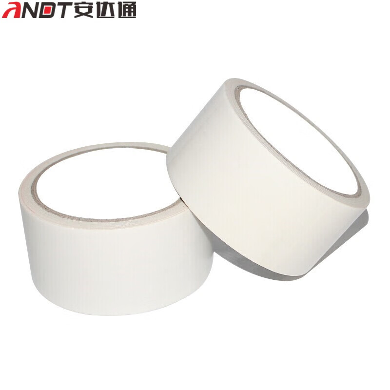 安达通 布基胶带 彩色布胶带 地毯胶带 管道捆扎胶布 大力布胶带（布基胶带 白色