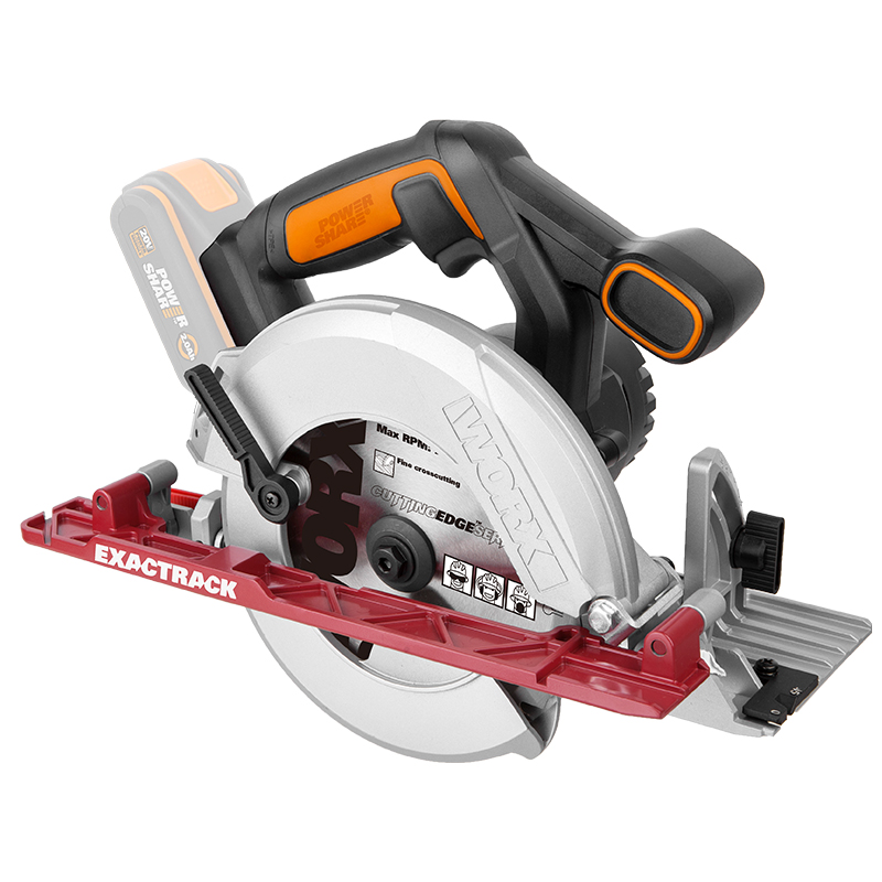 威克士（WORX）家用木工切割机WX530.9充电式电锯圆锯电圆锯圆盘锯锂电手提