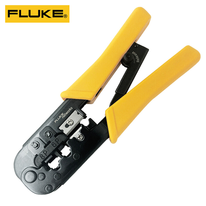 福禄克（FLUKE）11212530压接钳网线钳剥线钳两用网络手动多功能工具水晶