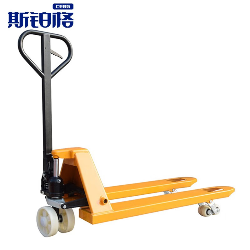 斯铂格 手动液压叉车 搬运车托盘货叉小型地牛 2.5吨550*1100混合尼龙轮