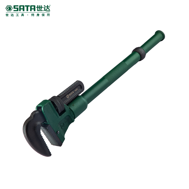 世达（SATA） 五金水暖维修工具水管安装管子钳子18英寸水管钳扳手 70836