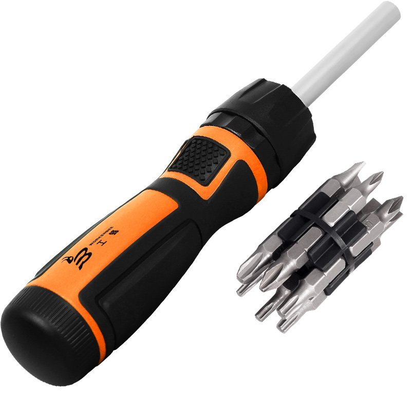 工蜂 多功能省力型棘轮螺丝刀套装5倍加速起子