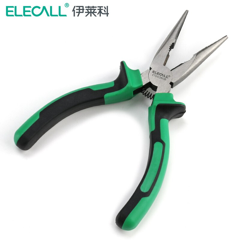 伊莱科（ELECALL）工业级钢丝钳尖嘴钳钳子平口钳断线钳省力电工钳五金工具家用