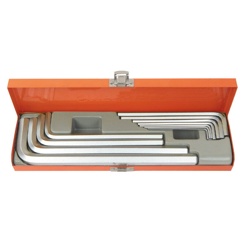 钢盾 SHEFFIELD S050025 12件套公制加长内六角扳手1.5/2/