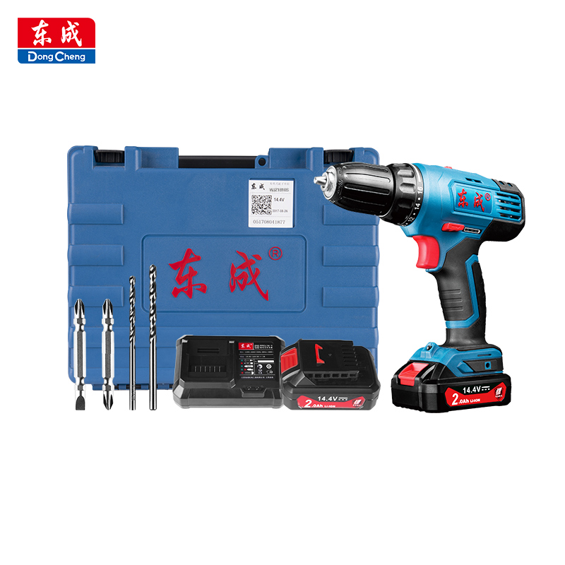 东成锂电钻WJZ1810S充电式起子机手电钻多功能套装14.4V电动螺丝刀