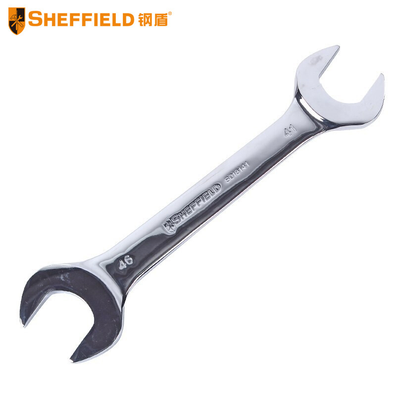 钢盾 SHEFFIELD S018141 公制精抛光双开口扳手41x46mm 双