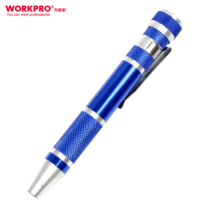 万克宝（WORKPRO）精密螺丝刀套装 笔记本手机维修工具 十字一字起子 SD