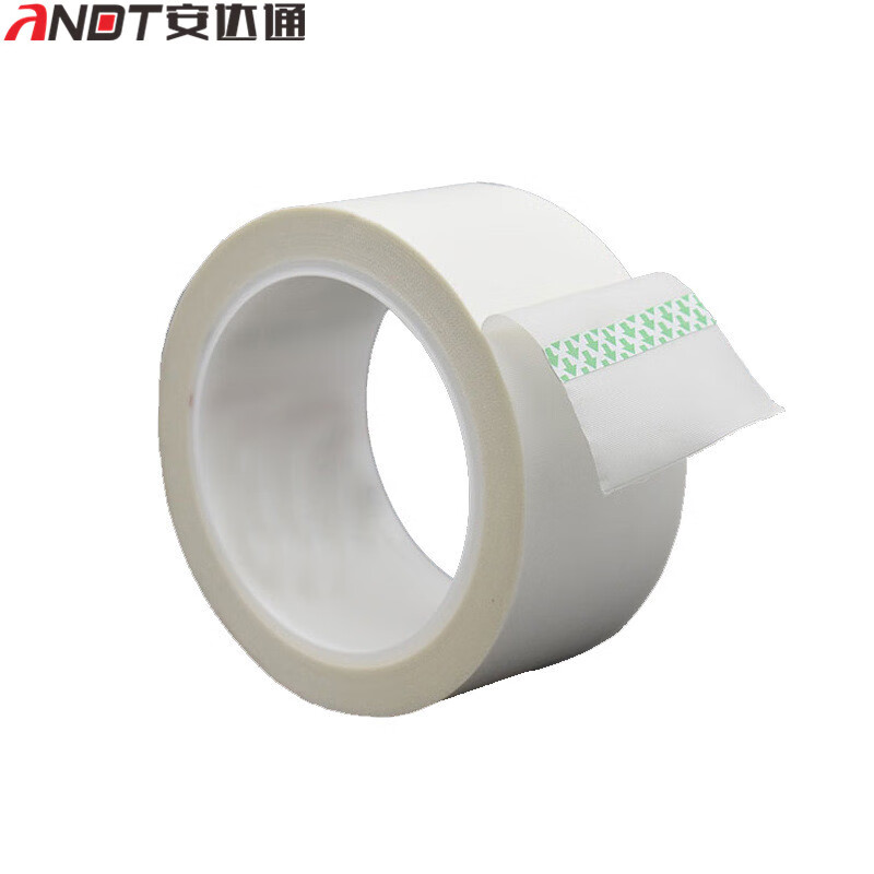 安达通 玻璃布胶带 白色耐高温高压玻璃纤维布隔热阻燃高温胶布 30mm*30m;