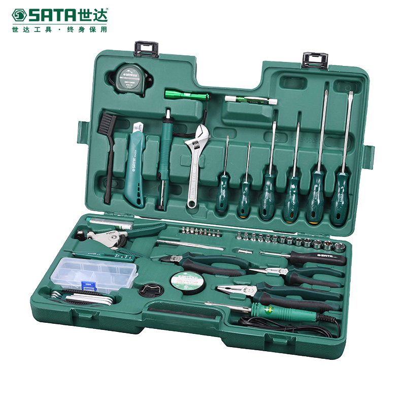 世达（SATA） 56件电讯维修组套电子电工工具组合装 日常检修电脑电讯电器 0