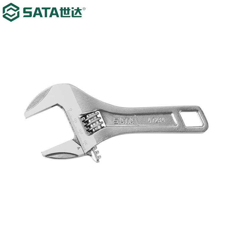 世达（SATA）47234 大开口短柄活动扳手10