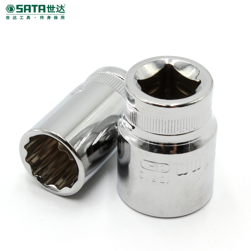 世达（SATA） 12.5MM系列12角套筒22MM 13613 现货