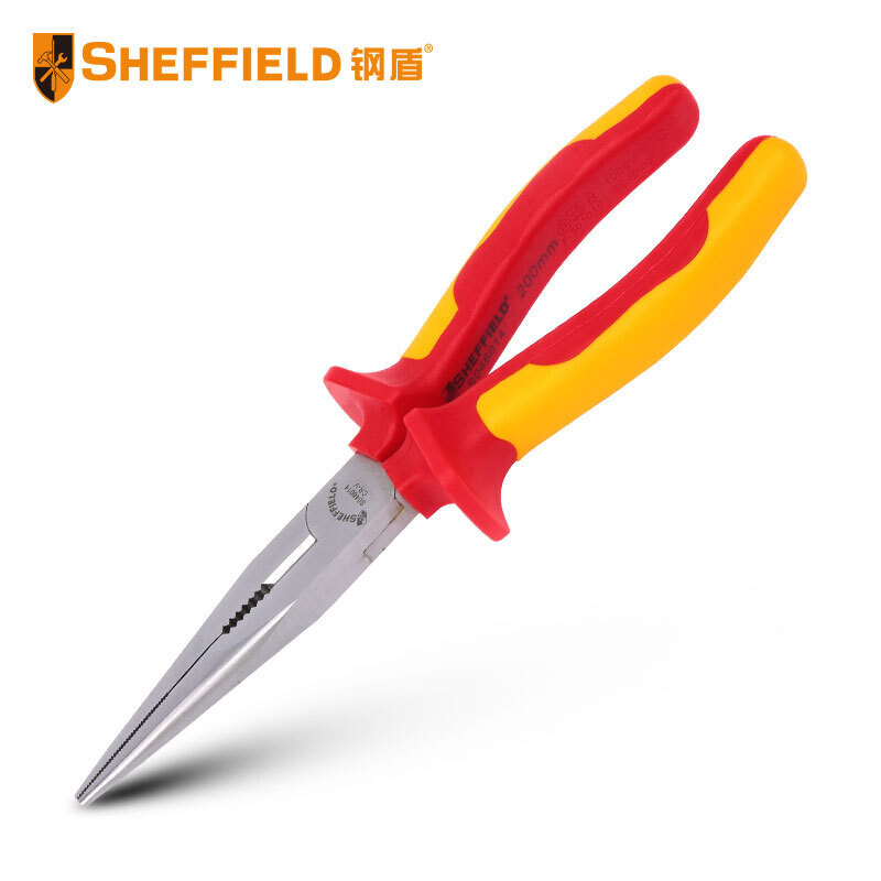 钢盾 SHEFFIELD  S046014  绝缘尖嘴钳8英寸