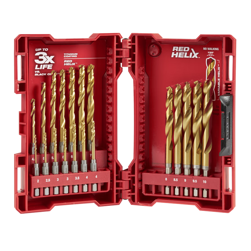 美沃奇 48-89-4860 19支金属钻头套装