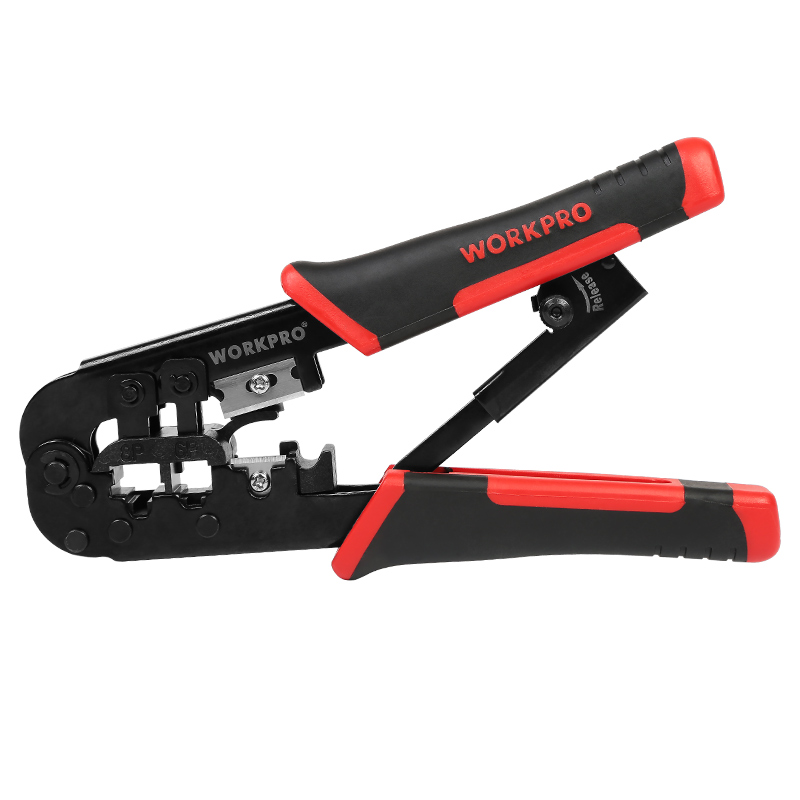 万克宝（WORKPRO）W9741电工工具压接钳网络水晶头网线钳多功能压线钳剥线