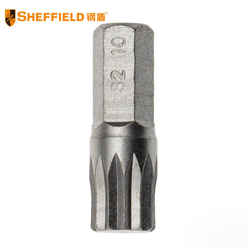 钢盾 SHEFFIELD S053245 5件套8mm系列30长十二角旋具头M6