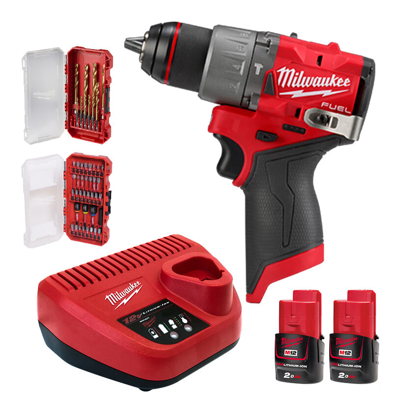 美沃奇 M12 FPD2-202X-AS M12 FUEL无刷双速充电式13mm