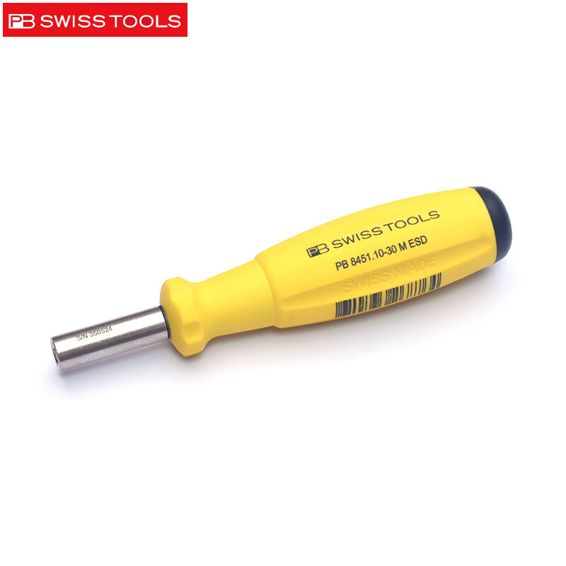 PB SWISSTOOLS瑞士进口防静电螺丝刀手柄可换批头套筒多功能手动起子组合