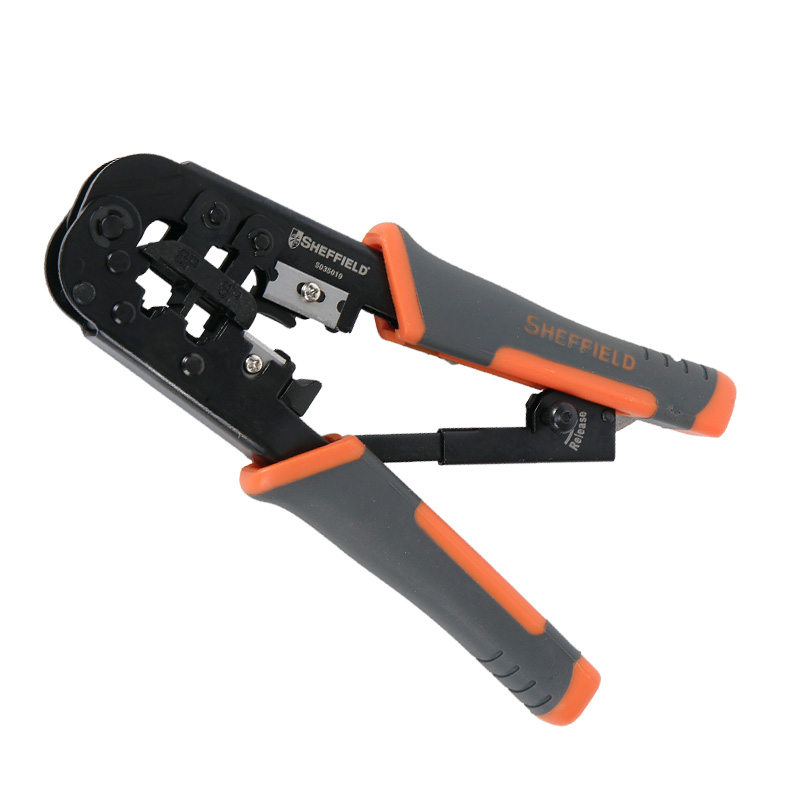 钢盾 S035019 电工工具压接钳网络水晶头网线钳多功能压线钳剥线钳SD