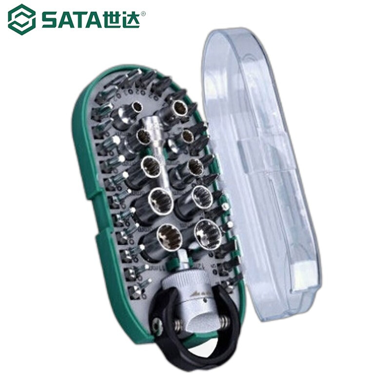世达（SATA）38件螺丝批组套棘轮套筒批头套装多规格可选 05489