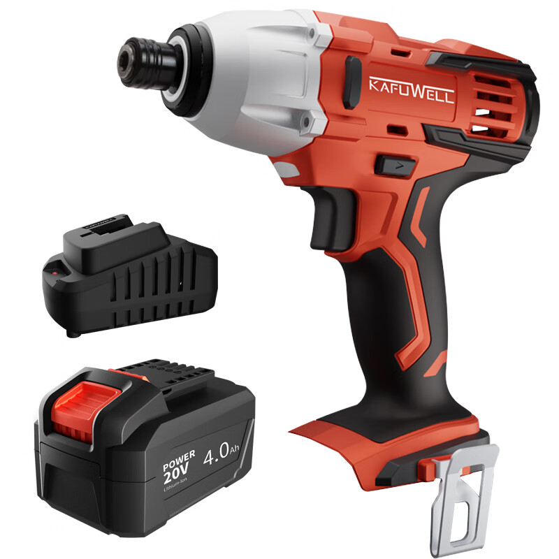 卡夫威尔20V锂电起子 充电螺丝刀 电内六角扳手 4.0Ah电池 PA4222F