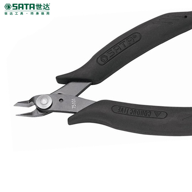 世达（SATA） 手柄斜口钳 125MM  75101 现货