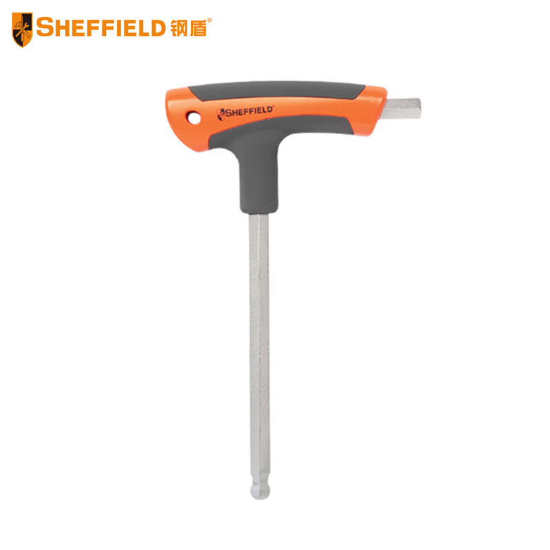 钢盾  SHEFFIELD S050805 公制T型球头内六角扳手5mm