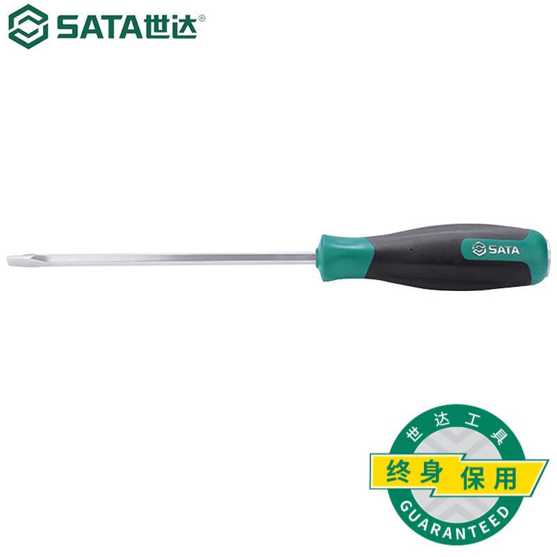 世达（SATA）61605 T系列一字形穿心螺丝批6x150MM