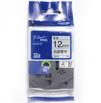 兄弟（brother）   兄弟TZ-231/12mm白色标签