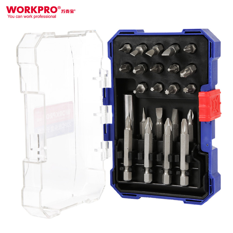 万克宝（WORKPRO）W021461N 螺丝批头套装 十字一字螺丝刀头电钻电动