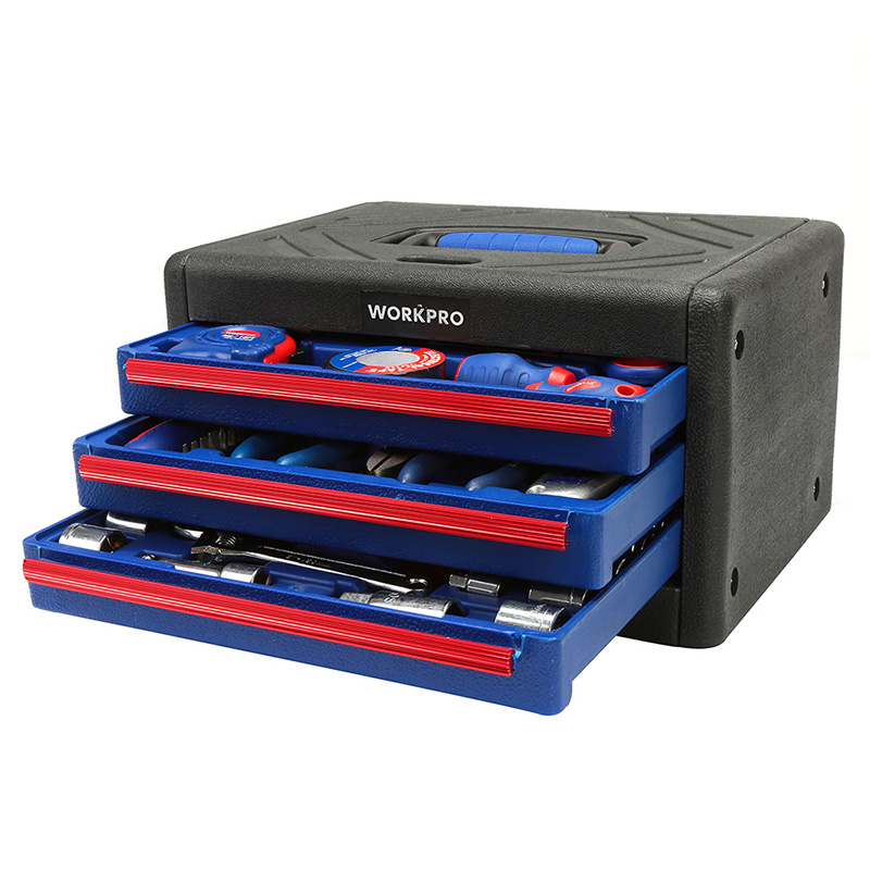 万克宝（WORKPRO）工具套装 家用多功能工具组套 五金维修工具箱螺丝刀套装 