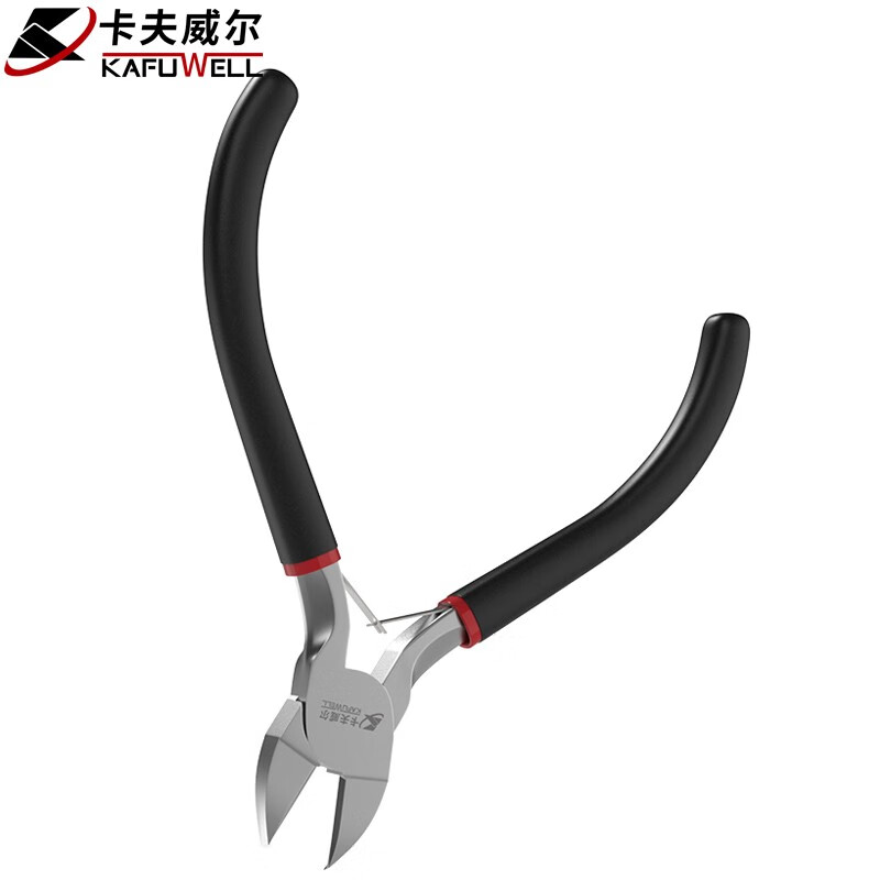 卡夫威尔 迷你斜嘴钳小号斜口钳水口钳偏口钳高碳钢4.5寸电子剪 PC4001A