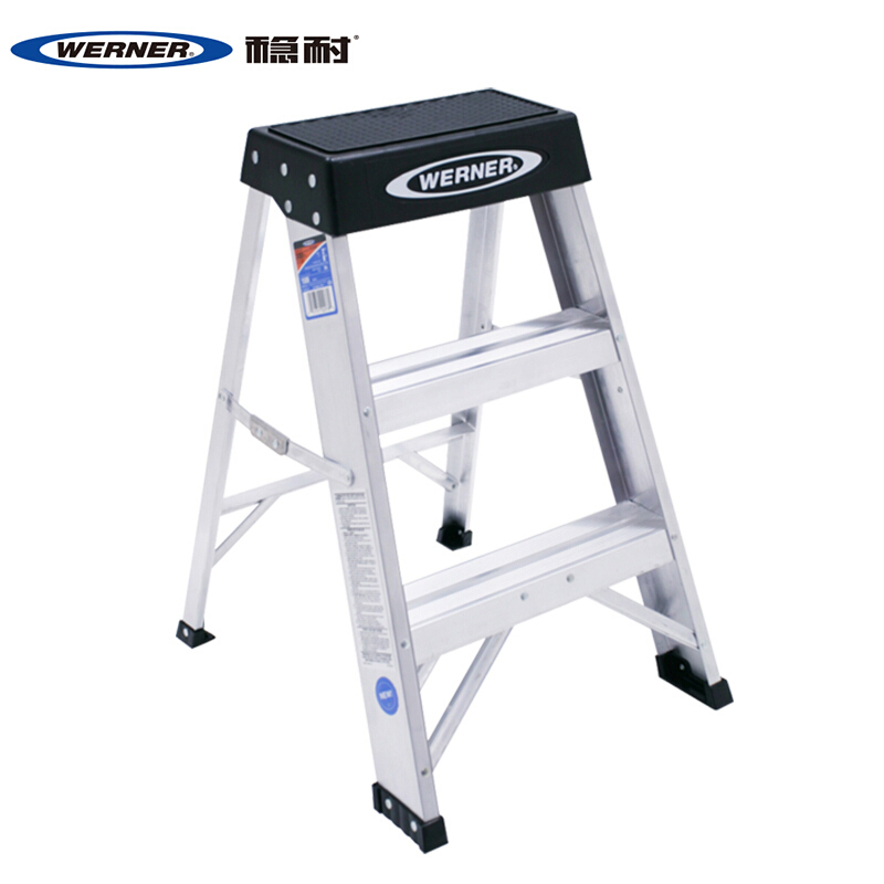 美国稳耐家用梯子梯凳人字梯小梯子铝合金梯 150B