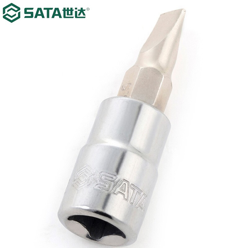世达（SATA）6.3MM系列一字形旋具套筒6.5MM 21503