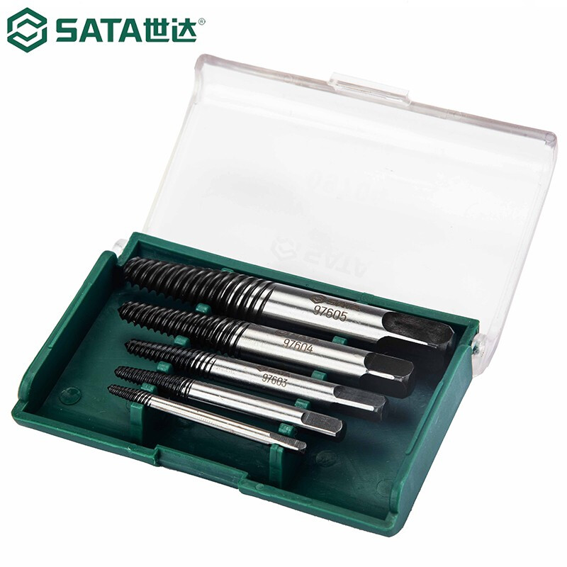 世达（SATA）工具 断丝取出器组套 5件 细牙/套 09704