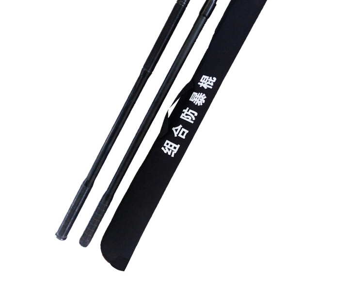 安达通 防暴棍 PC橡胶棍校园防暴小区安保器械 12号棍170cm可拆分+包