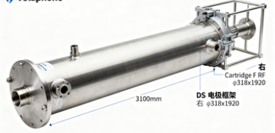 DS电极框架右_Vetaphone_Cartridge R PF ø318x19