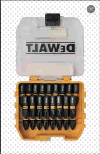 DT70555T-QZ25件套抗冲击批头套装 25mm PH2 x25