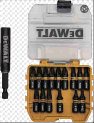 DT70577T-QZ16件套批头PH2 x3, PZ2 x3, T10 x2,