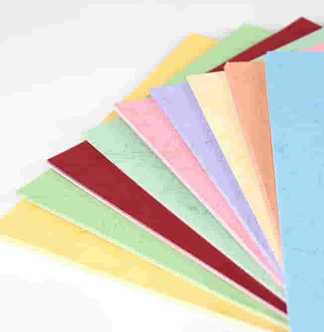 国产 A4彩色皮纹纸 装订封面纸 100张/包