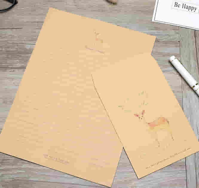 狮洛德 信封信纸套装复古小清新表白信笺 情书信纸信封套装简约文艺10信封10信纸